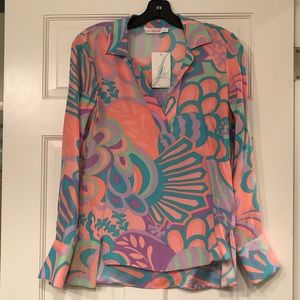 Alice & Tricia Silk Blouse - XS